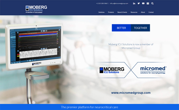 Moberg ICU Solutions screenshot