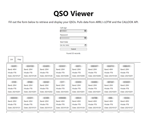 List of amateur radio contacts